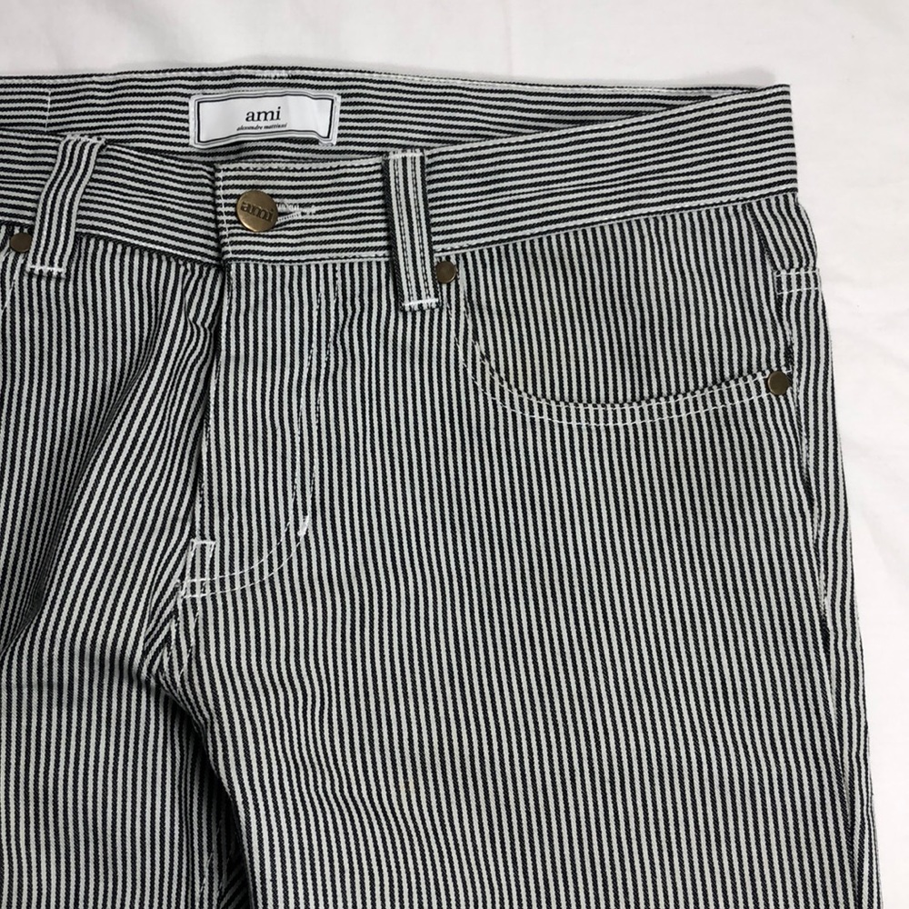 Alexandre Mattiusi Striped Jeans Black&White